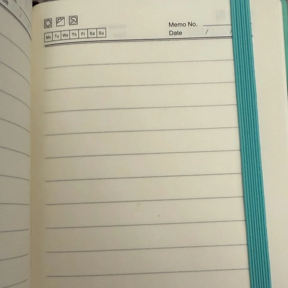 Aqua Tree Embossed Notebook with Pen B4
